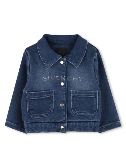 Givenchy Kids cárdigan de mezclilla