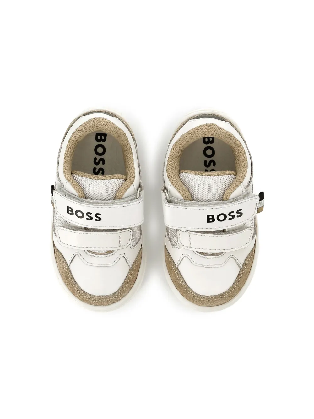 BOSS Kidswear logo-print sneakers White