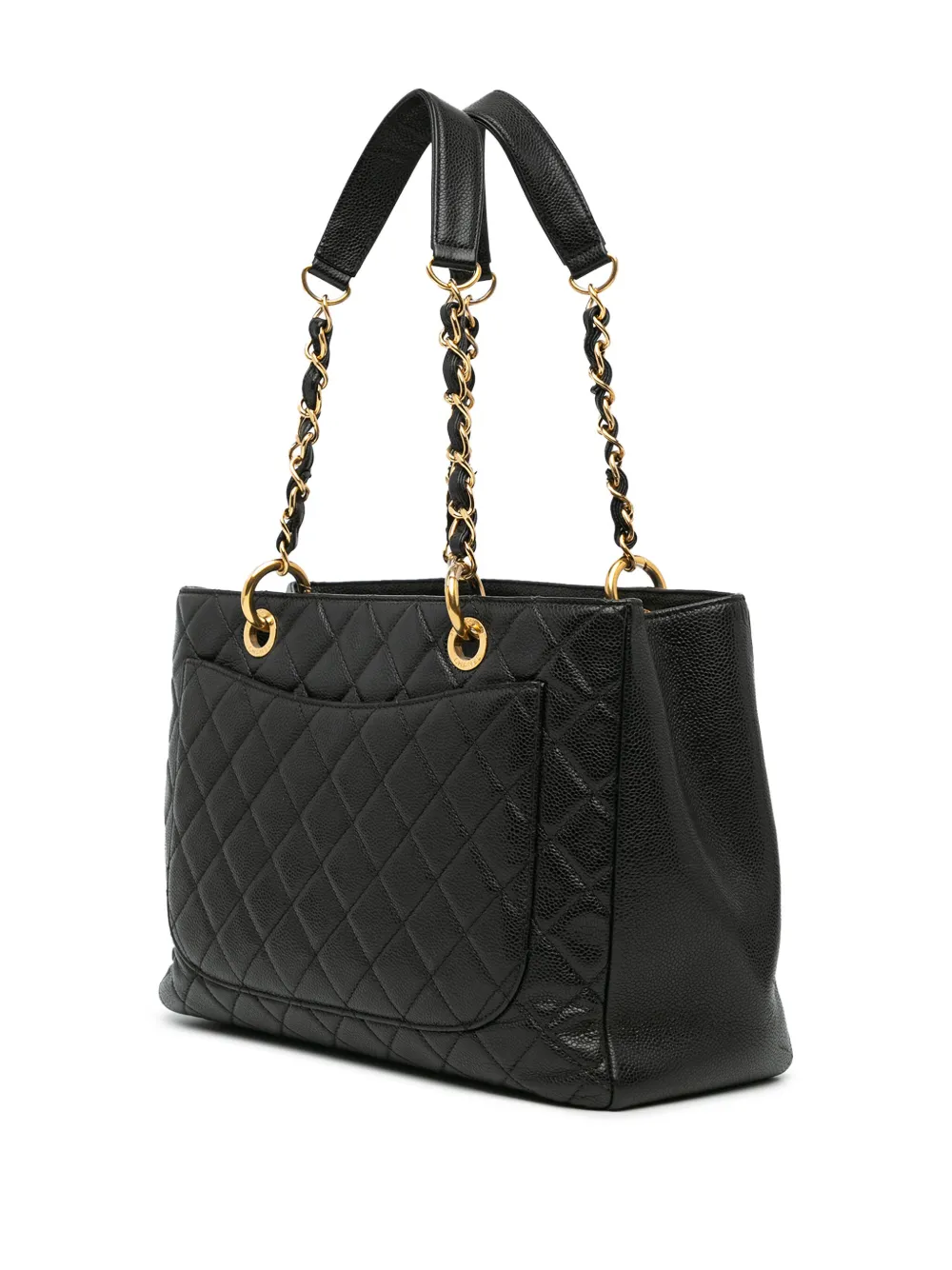 CHANEL Pre-Owned 2014 Caviar Grand Shopping shopper - Zwart