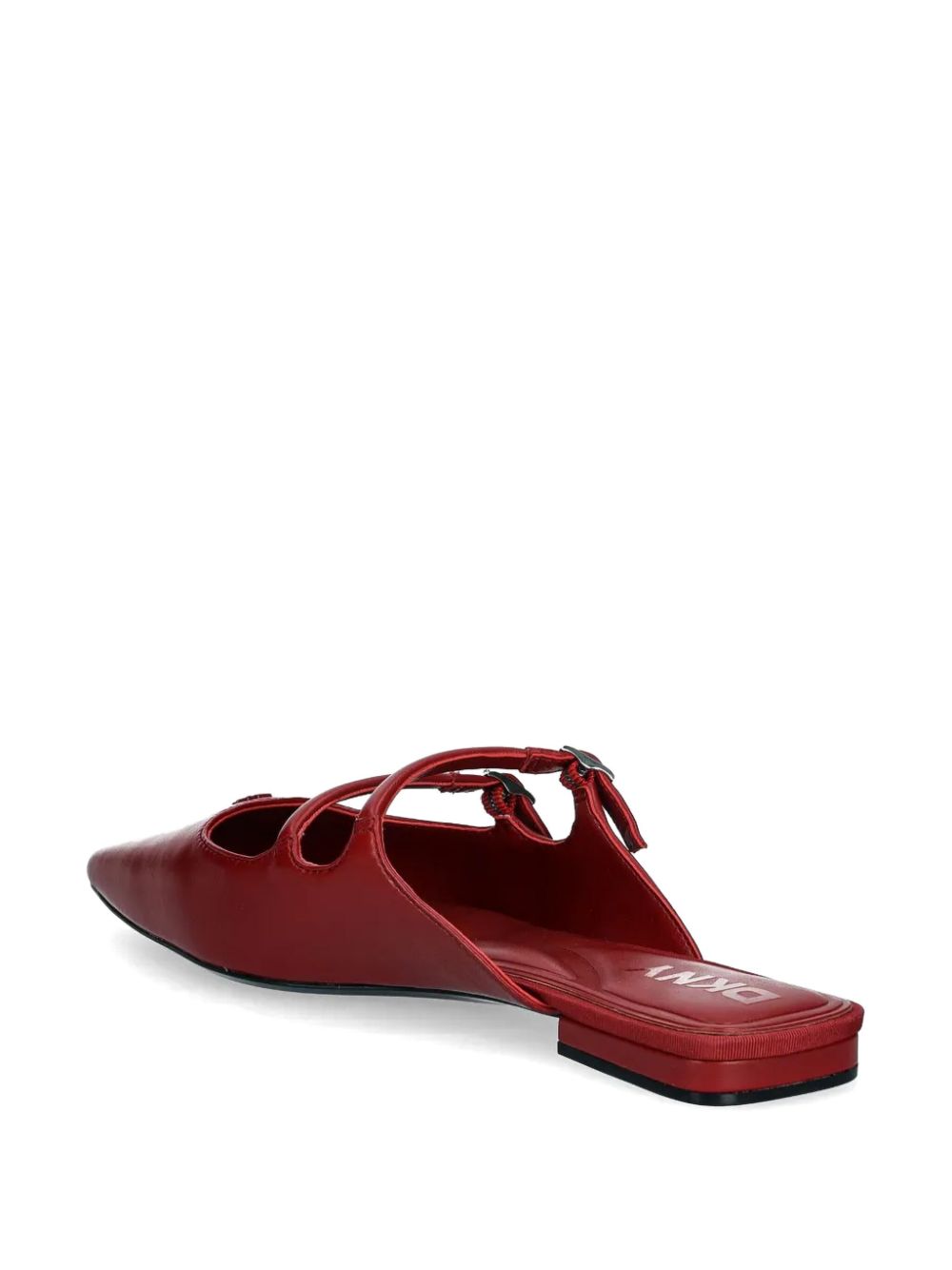 DKNY Leren slippers Rood