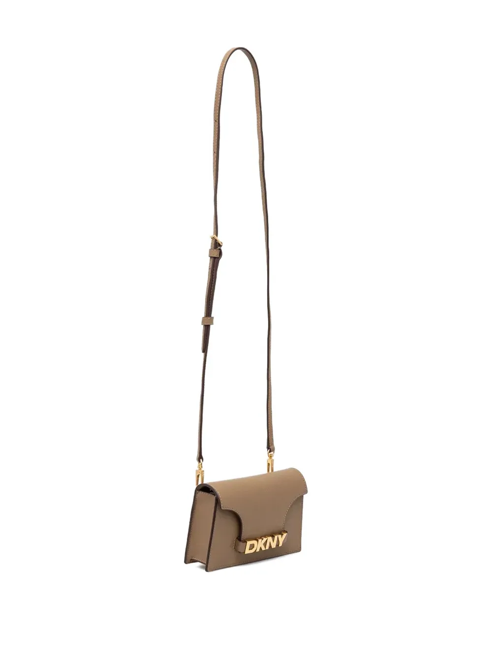 Shop Dkny Avril Cross Body Bag In Brown