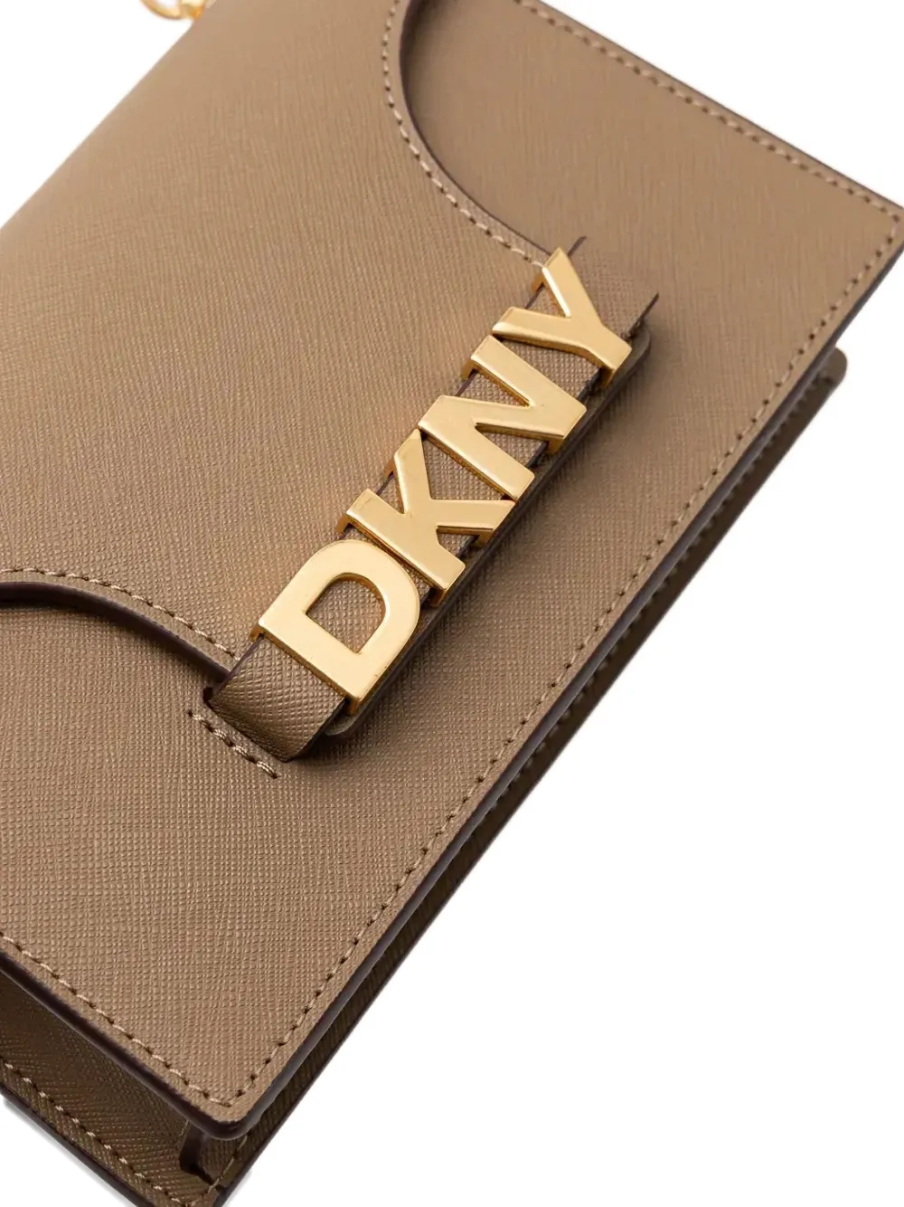 Shop Dkny Avril Cross Body Bag In Brown