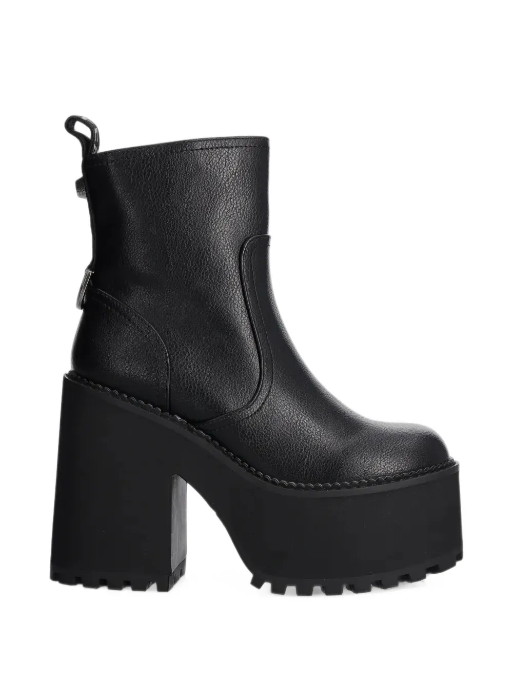 Buffalo Aspha Platform Boots In Black