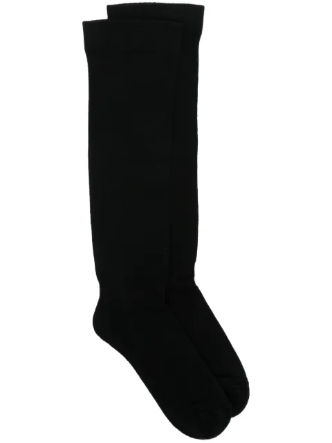 Rick Owens DRKSHDW calcetines con logo en intarsia