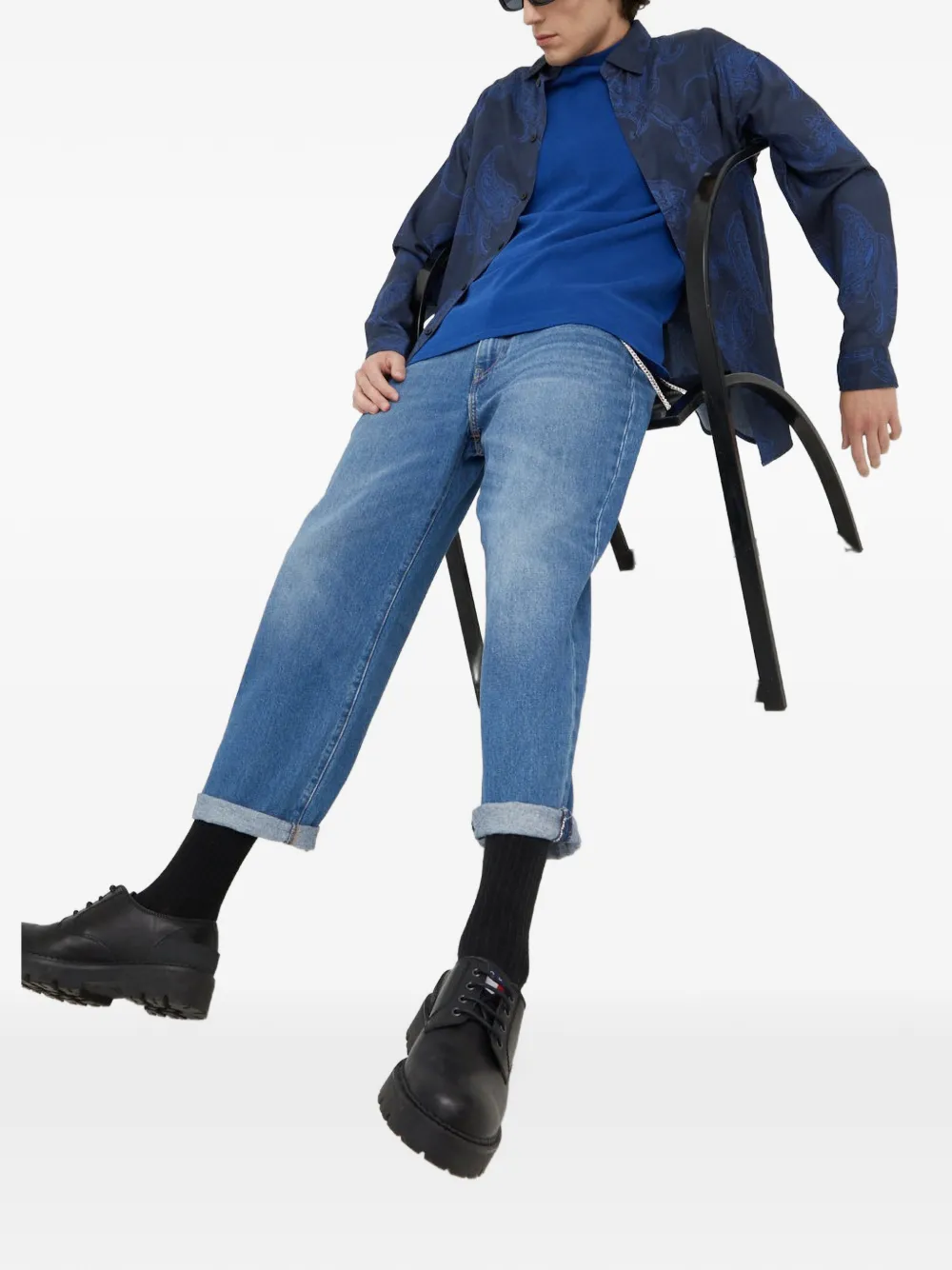 SAMSOE SAMSOE ペイズリー シャツ