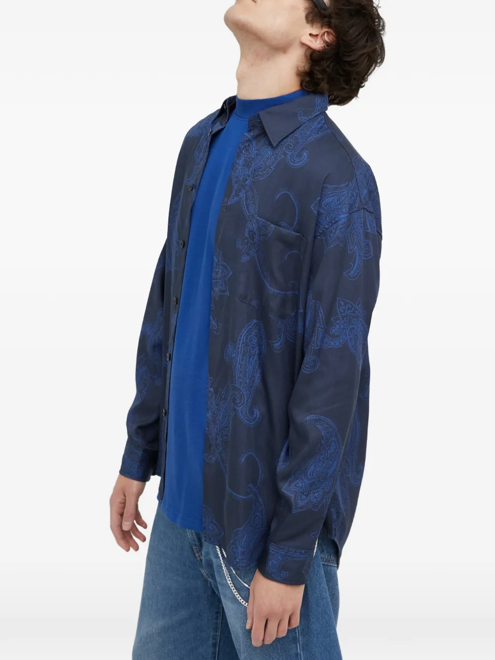  Samsoe Samsoe Paisley-pattern Shirt - Blue 