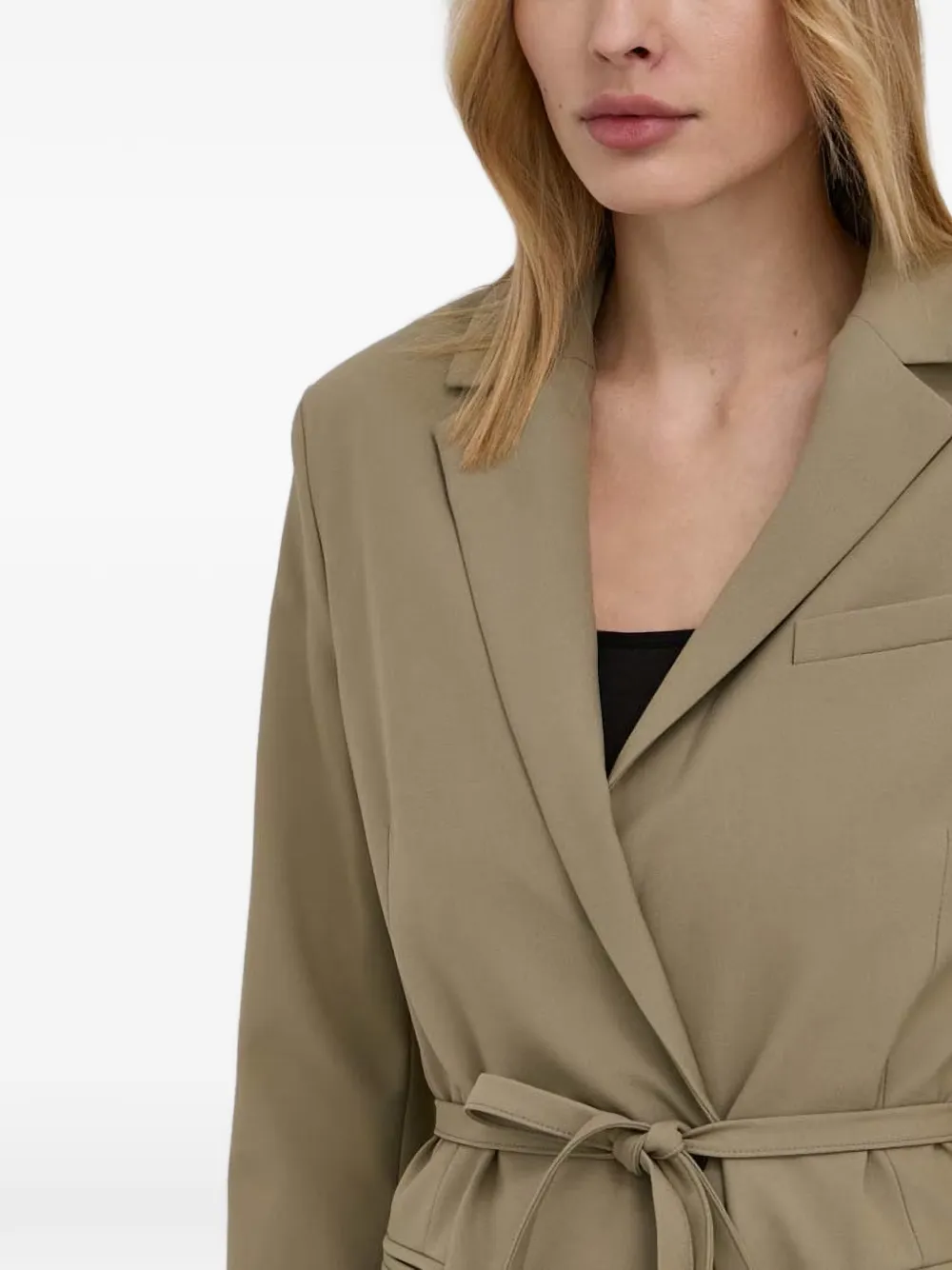 Tie-Waist Blazer