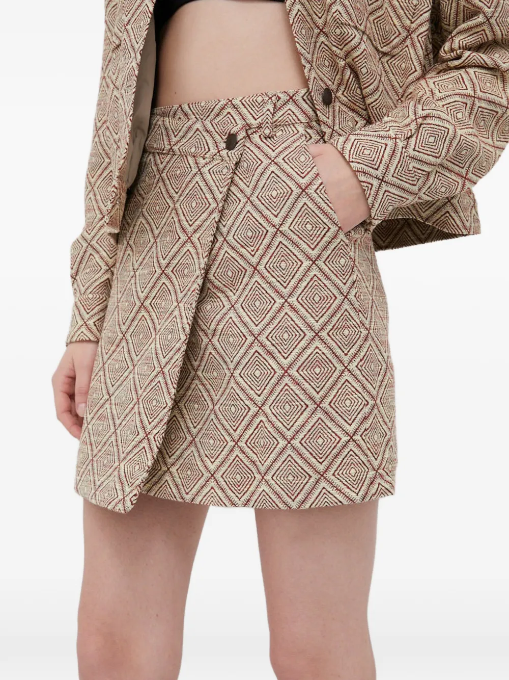  Samsoe Samsoe Button-fastening Mini Skirt - Brown 