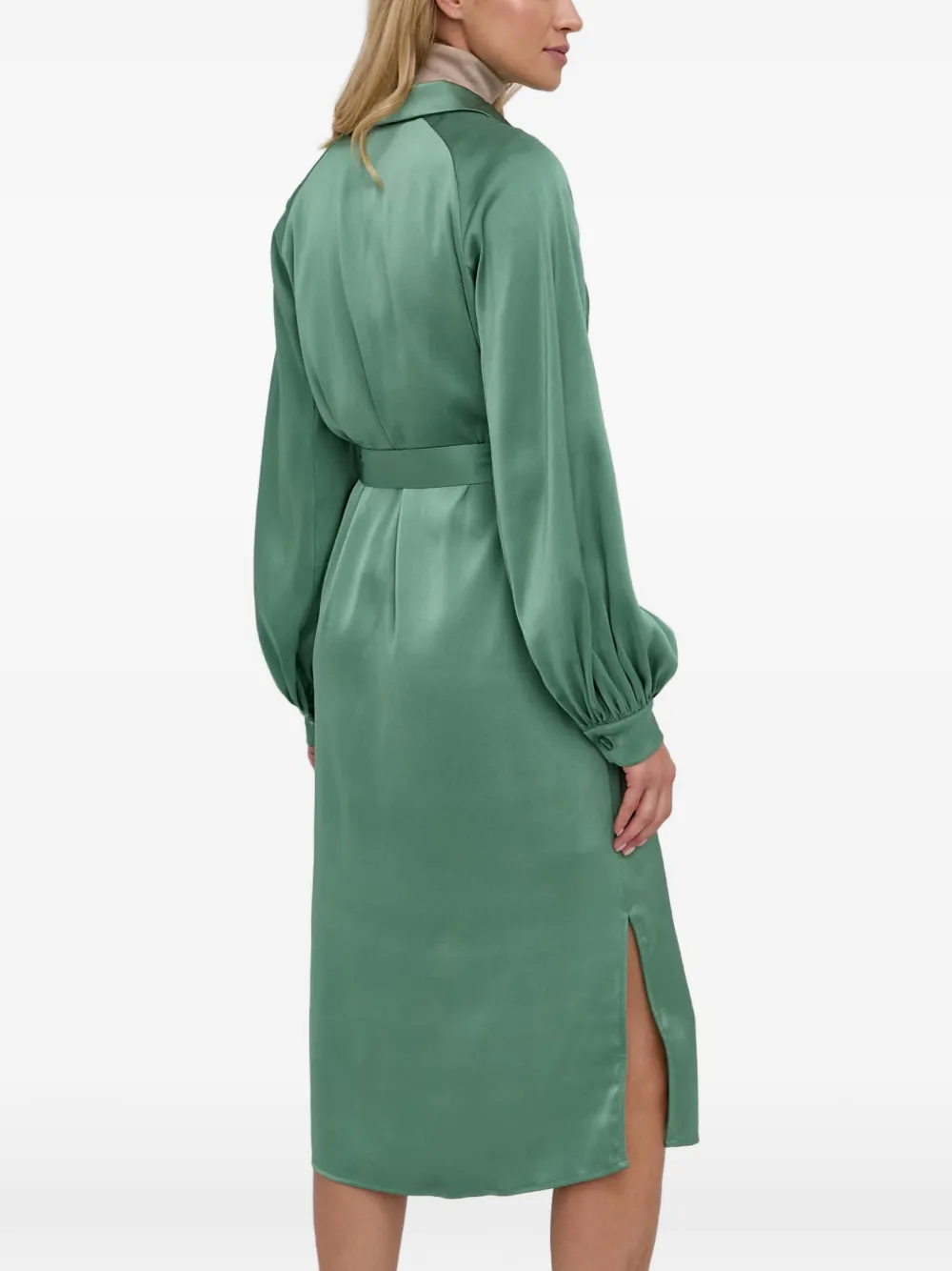  Samsoe Samsoe Belted Midi Dress - Green 