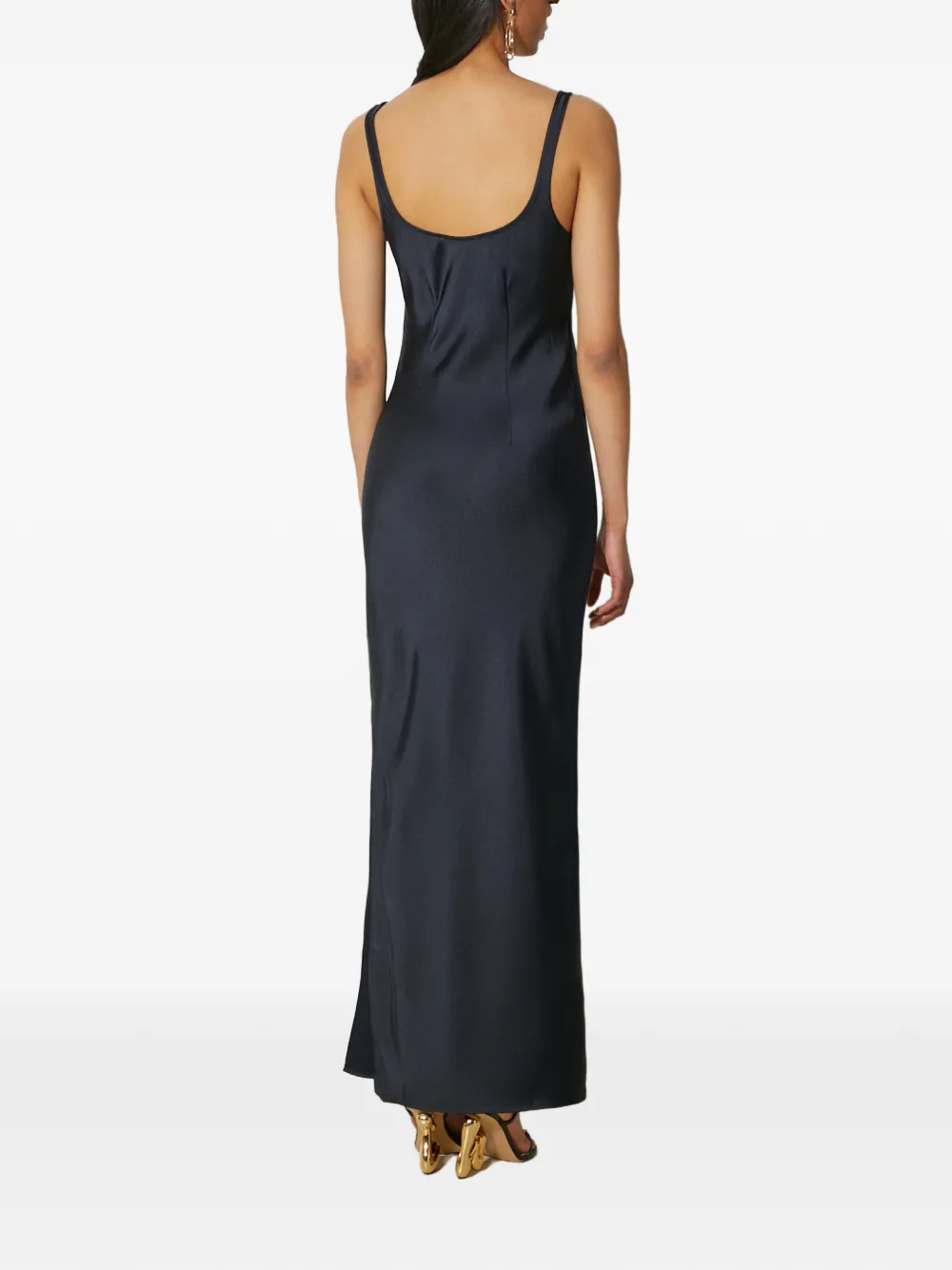 Scoop-Neck Maxi Dress