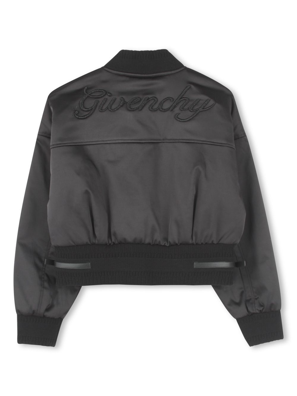 Givenchy Kids Bomberjack met geborduurd logo - Zwart