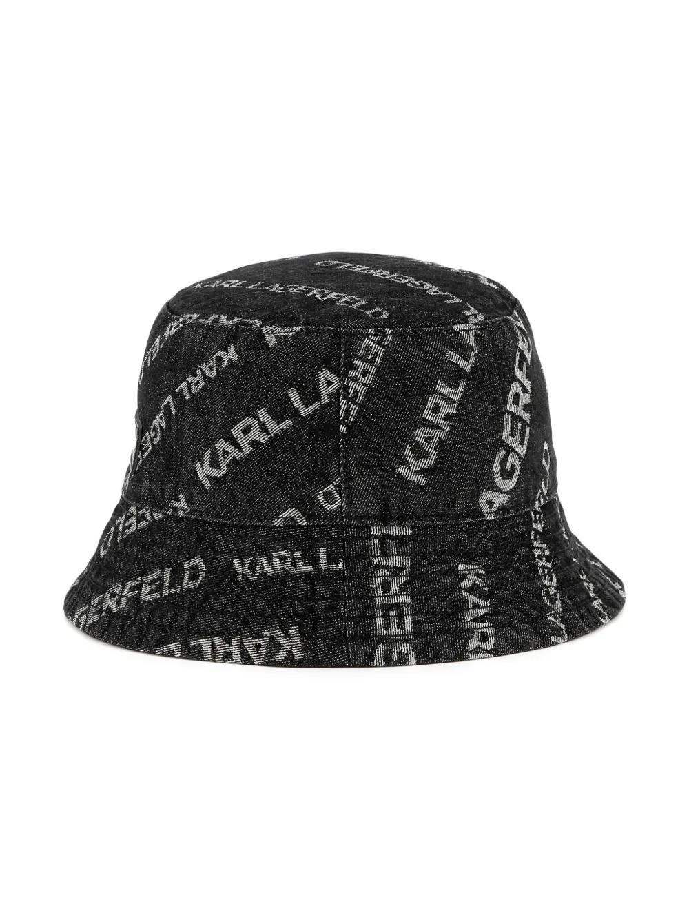 Karl Lagerfeld Kids Vissershoed met logo Zwart