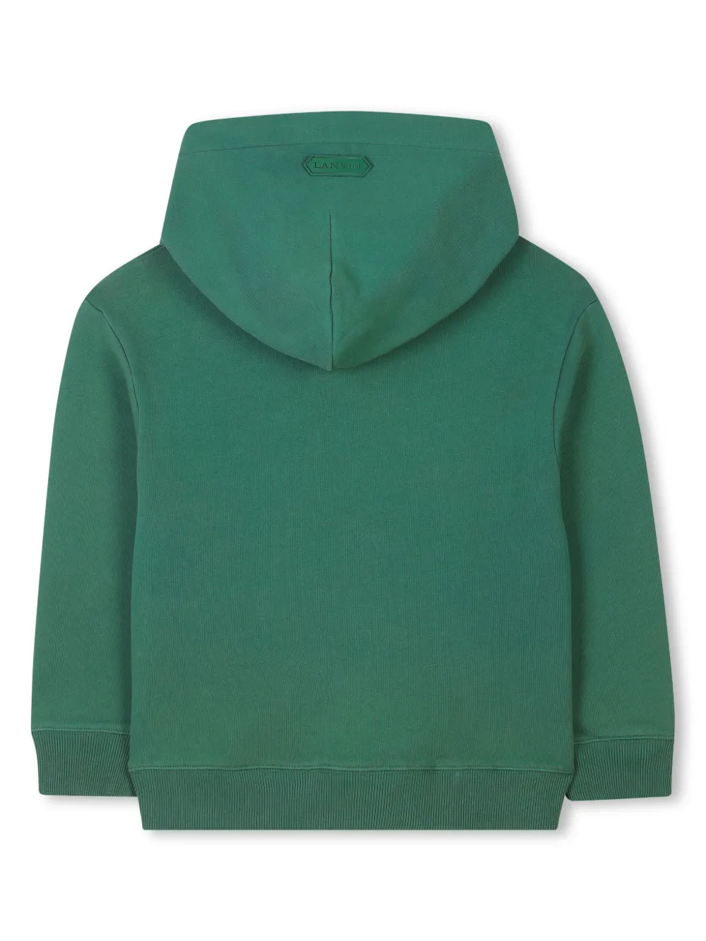 Lanvin Enfant Hoodie met gevlochten band - Groen