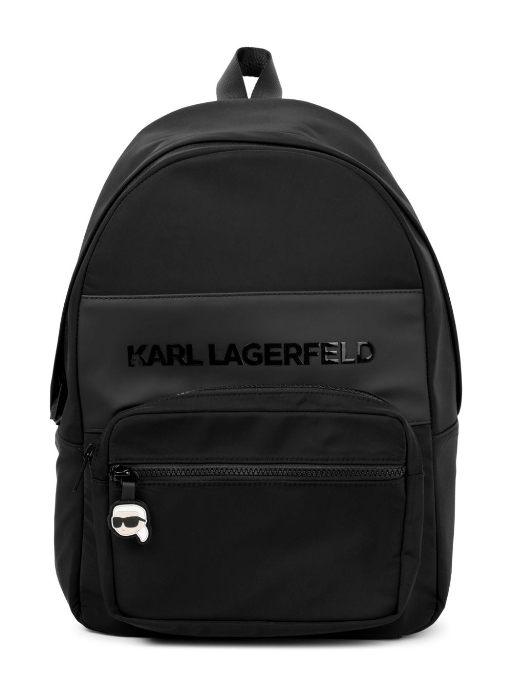 Karl Lagerfeld Kids logo-embellishment backpack - Black