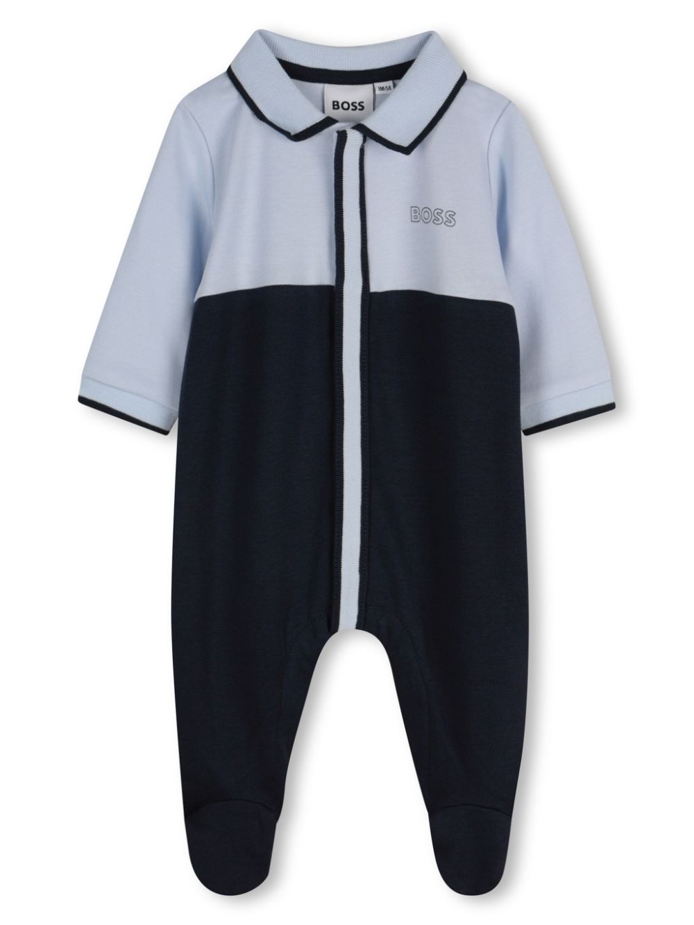 BOSS Kidswear stripe-detail pajamas - Blue