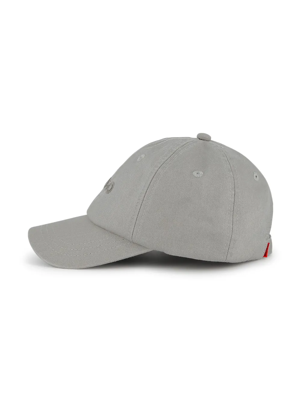HUGO KIDS Pet met geborduurd logo Grijs