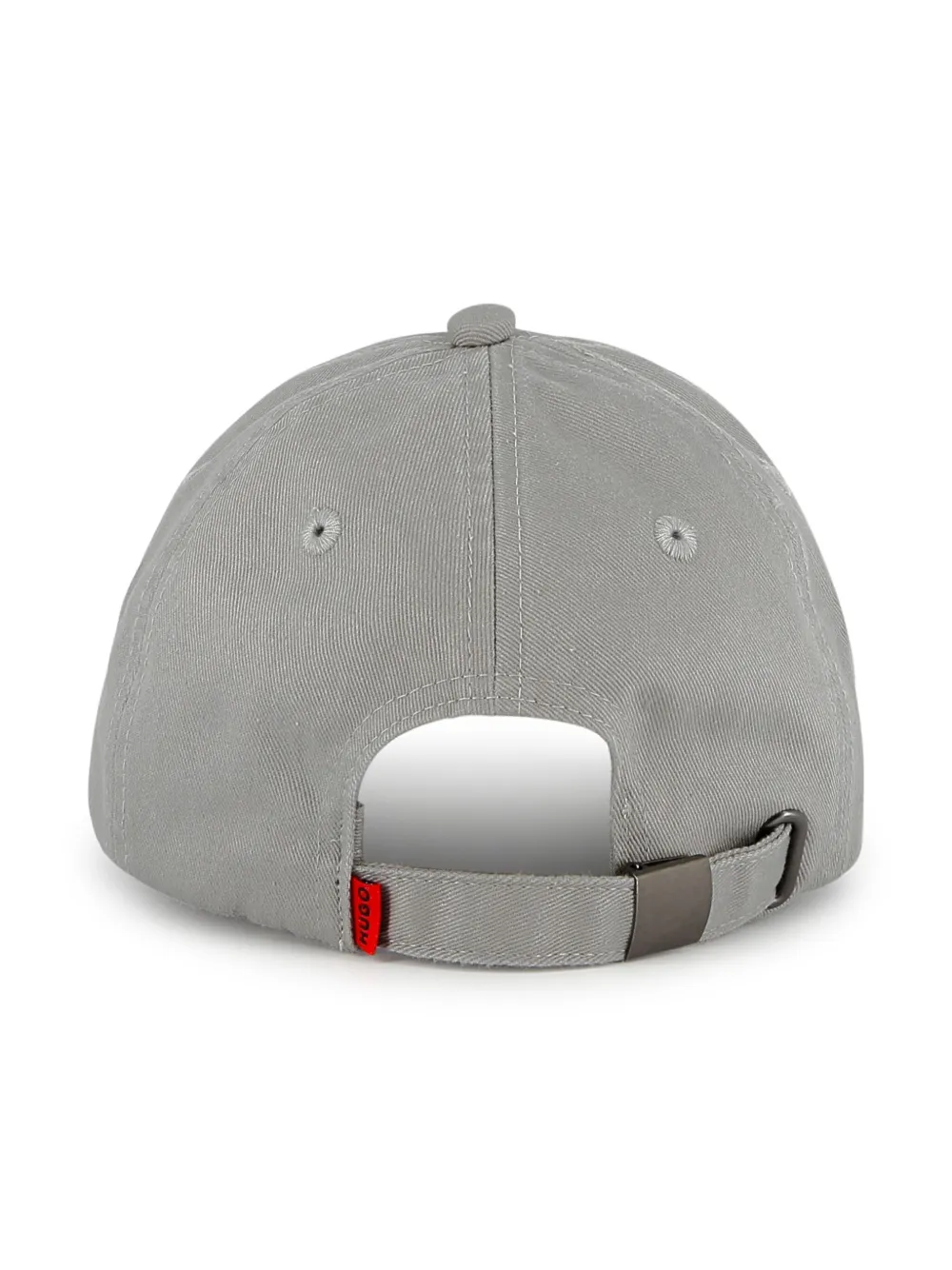 HUGO KIDS Pet met geborduurd logo Grijs