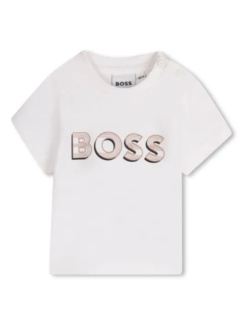 BOSS Kidswear Camiseta com estampa de logo