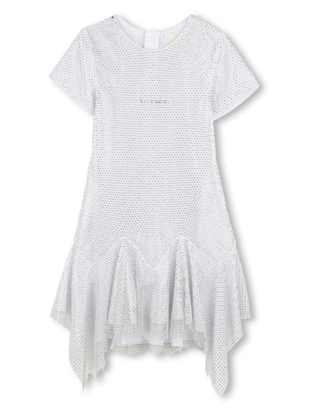 Givenchy Kids rhinestone-embellished dress - 016 LIGHT GREY