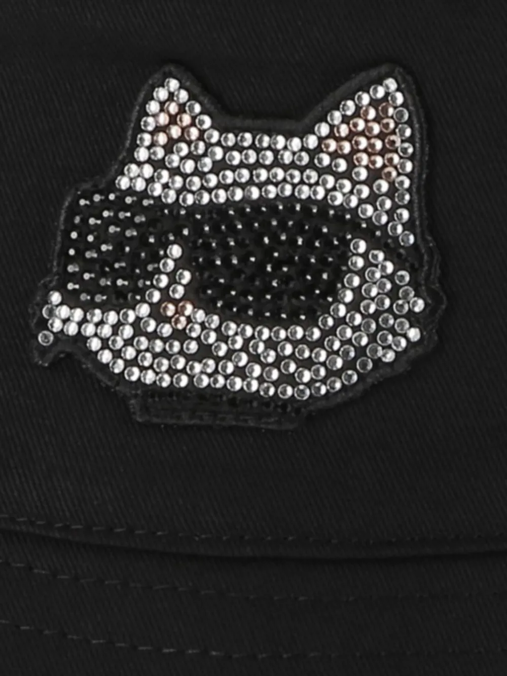 Karl Lagerfeld Kids Vissershoed met logoprint Zwart
