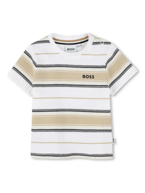 BOSS Kidswear Gestreept T-shirt