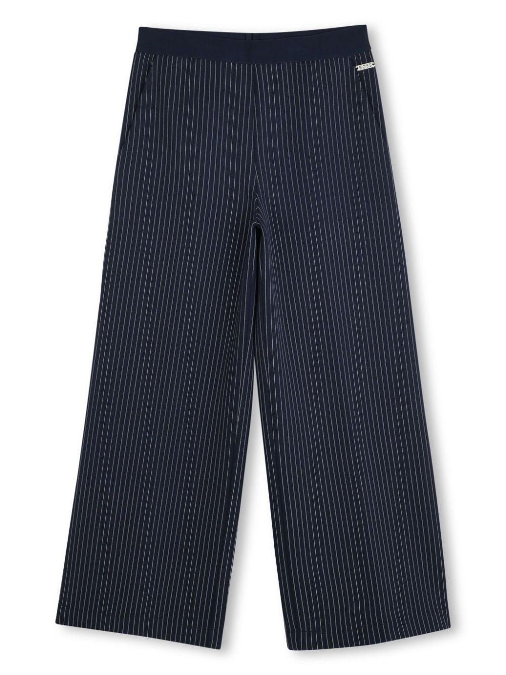 BOSS Kidswear striped trousers - Blue