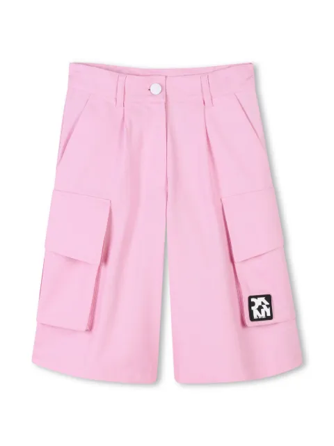 Dkny Kids logo-patch shorts