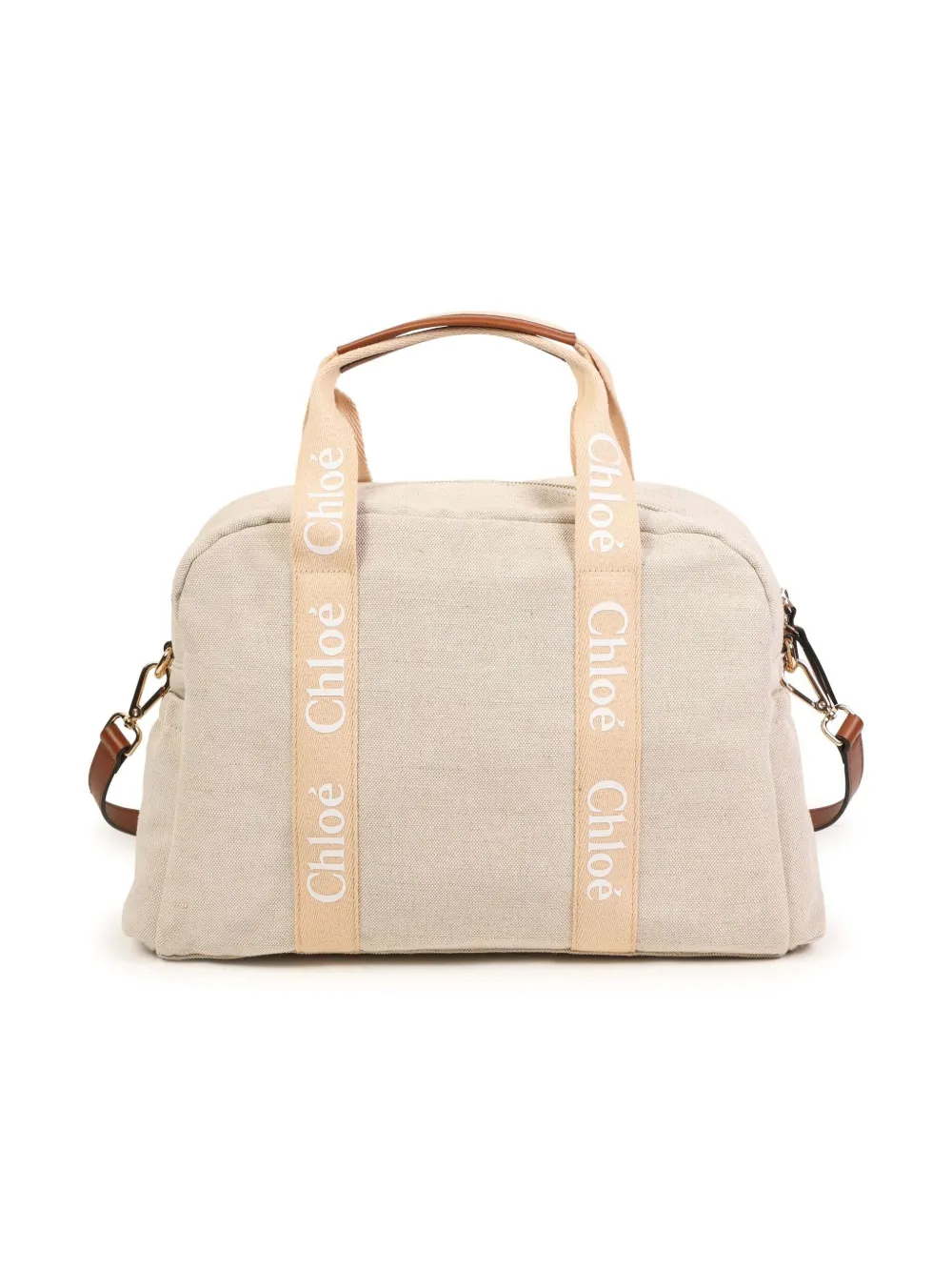 CHLOÉ LOGO-STRAP DIAPER BAG
