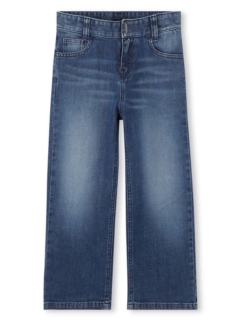 Givenchy Kids Jeans met geborduurd logo Blauw