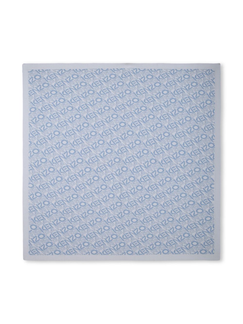 Kenzo Kids organic cotton blanket - Blue