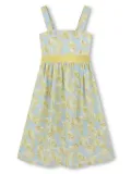 Givenchy Kids shell-print cotton dress - Blue