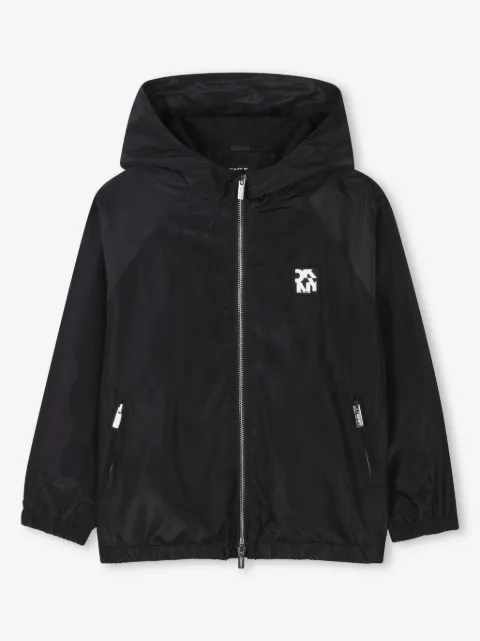 Dkny Kids chamarra con parche del logo