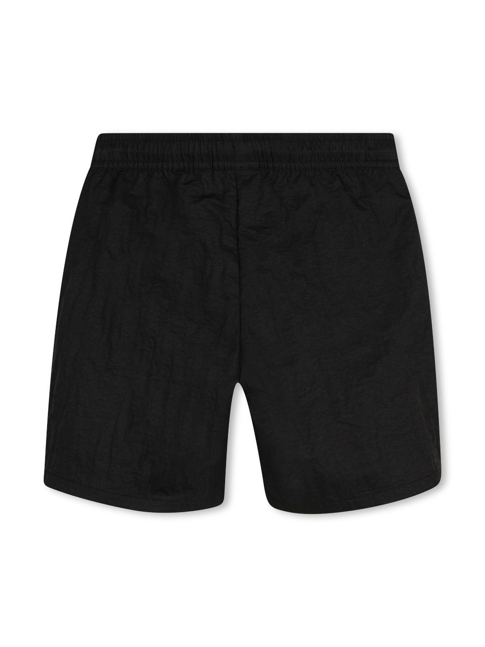 HUGO KIDS logo-print swim shorts - Black