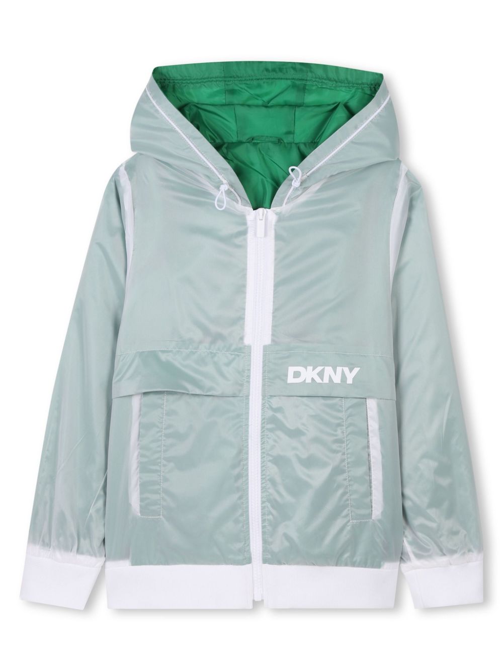 Dkny Kids water-repellent windbreaker - Green