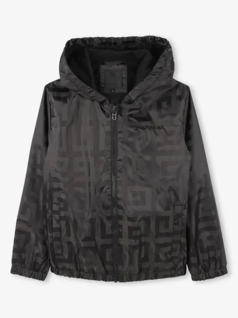 Givenchy Kids chamarra con logo estampado