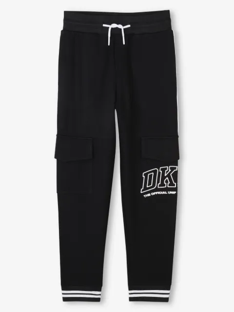 Dkny Kids logo-appliqué track pants