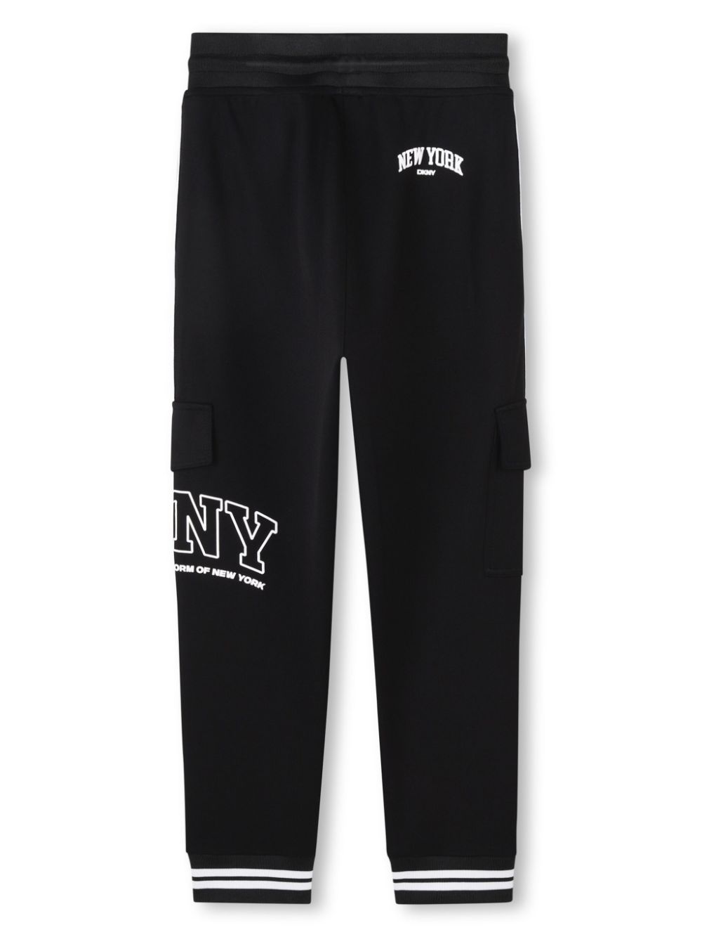 Dkny Kids Trainingsbroek met logo-applicatie - Zwart