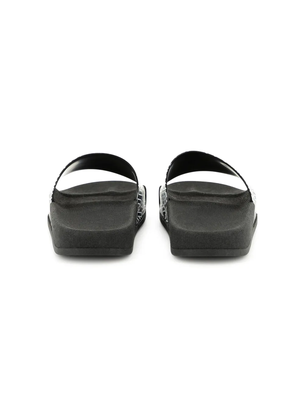Marc Jacobs Kids logo-print slides Black