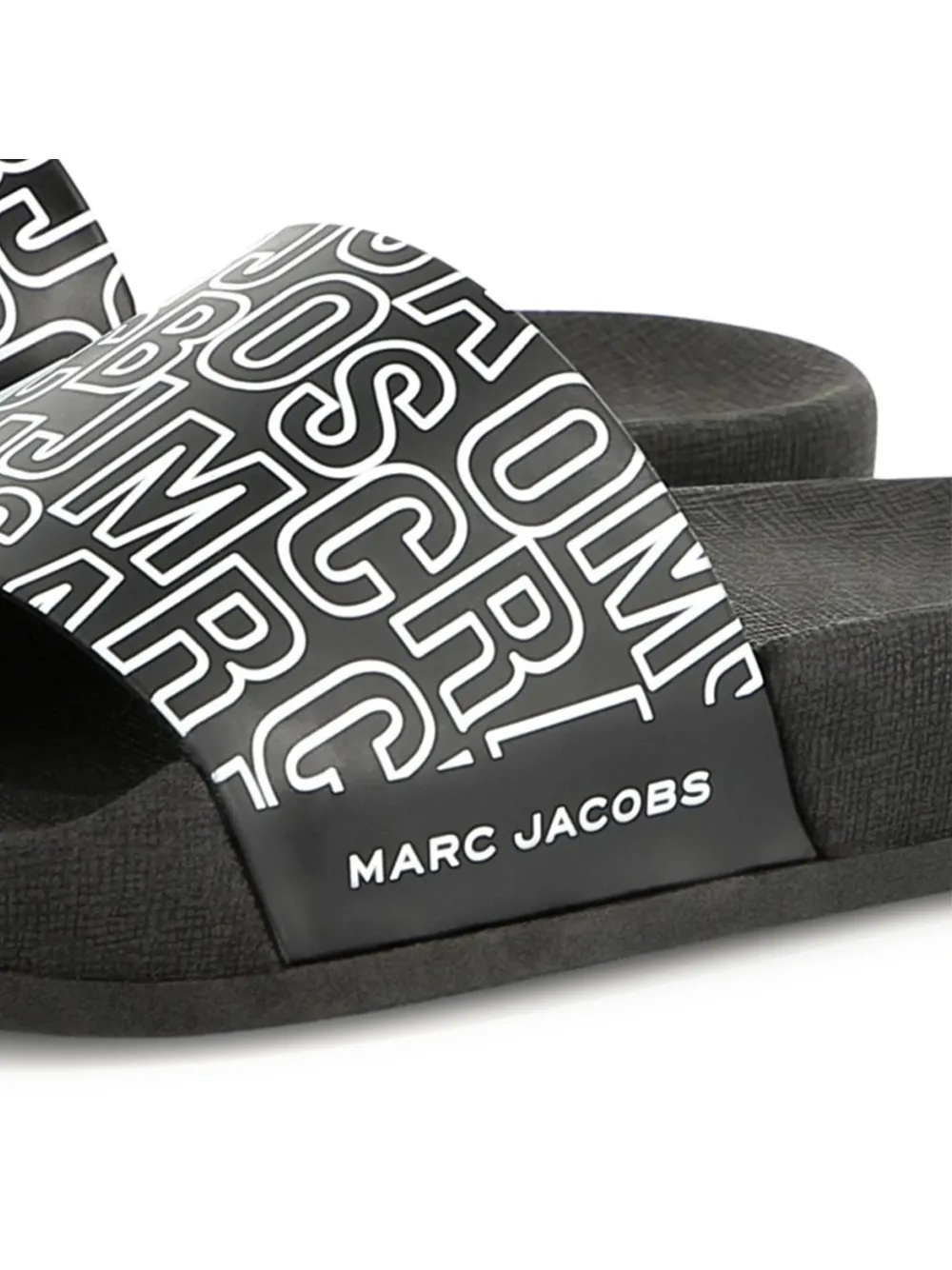 Marc Jacobs Kids logo-print slides | Teen Boy Shoes | Image 2