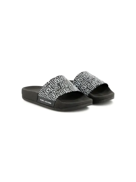 Marc Jacobs Kids logo-print slides 