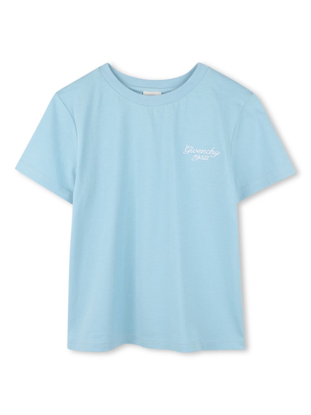 Givenchy Kids T-shirt met geborduurd logo Blauw