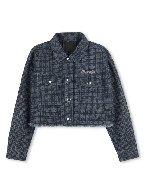 Givenchy Kids 4G-motif denim jacket 
