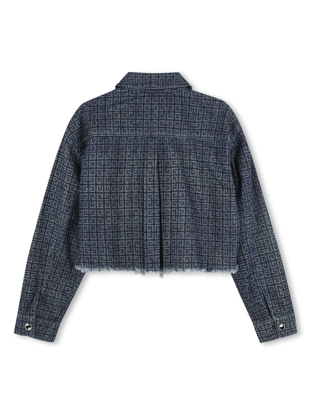 Givenchy Kids 4G-motif denim jacket - Blue