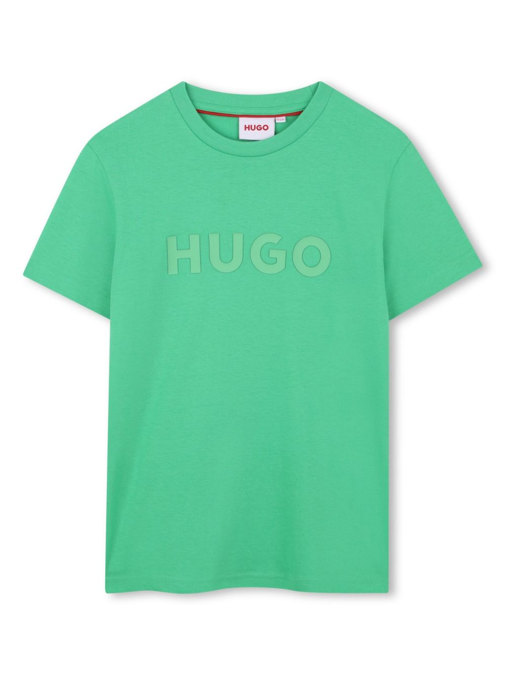 HUGO KIDS logo-print T-shirt - Green