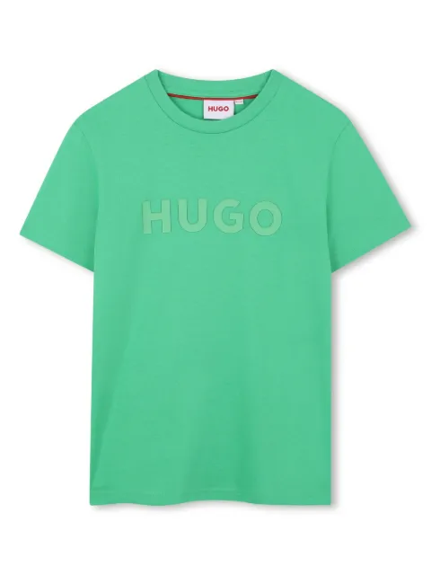 HUGO KIDS logo-print T-shirt