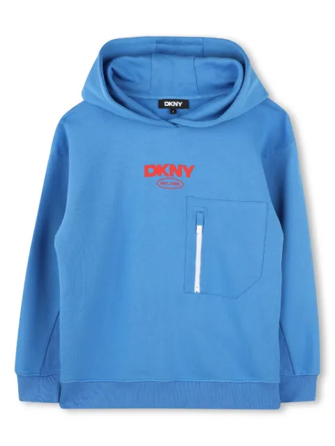 Dkny Kids logo-print hoodie