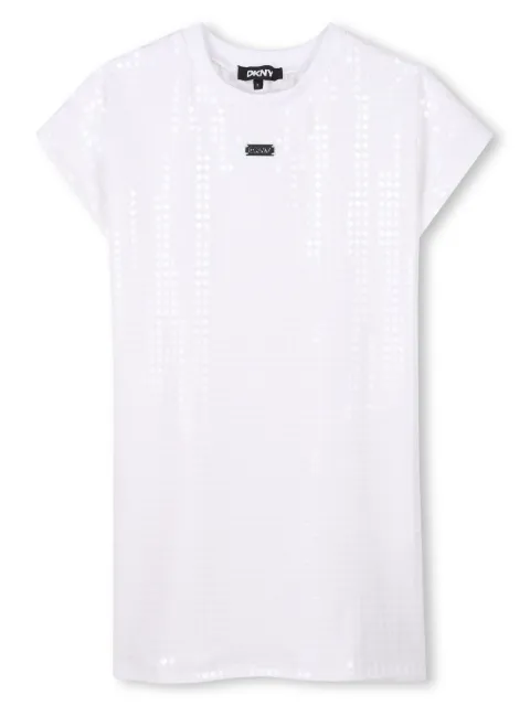 Dkny Kids sequin-embellished T-shirt dress 