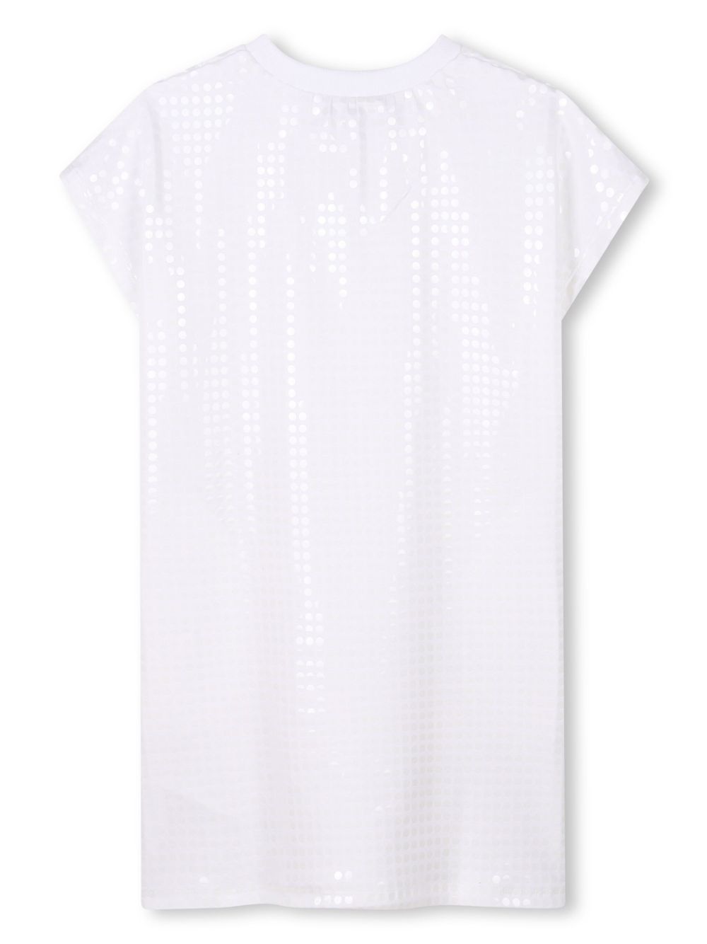 Dkny Kids T-shirtjurk verfraaid met pailletten - Wit