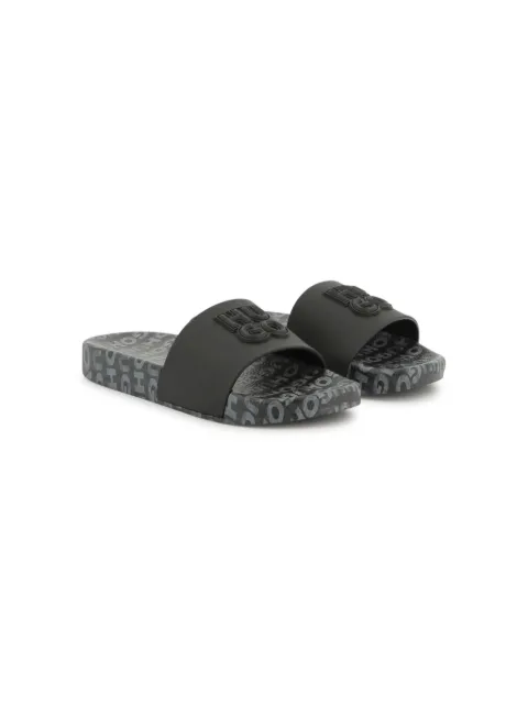 HUGO KIDS flip flops con letras del logo