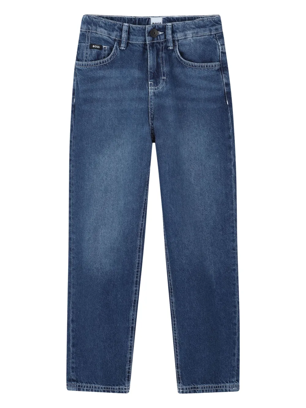 BOSS Kidswear Straight jeans Blauw